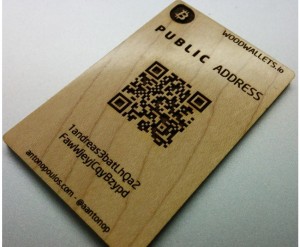 Woodwalet s bitcoin adresom